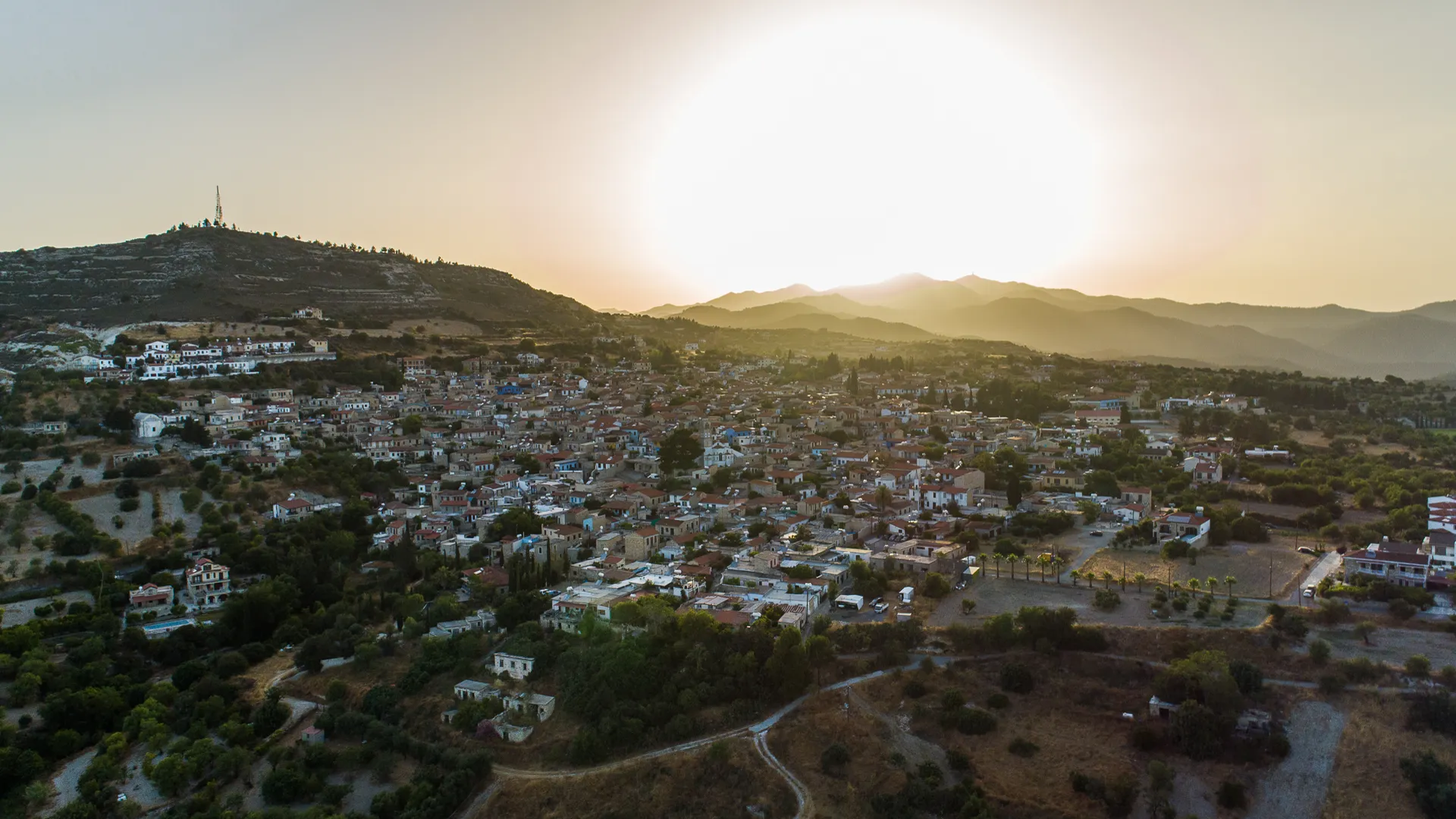 Lefkara village at dusk